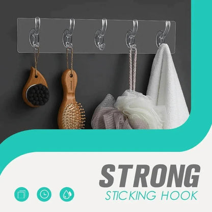 Transparent 5 hook strip - Prozone