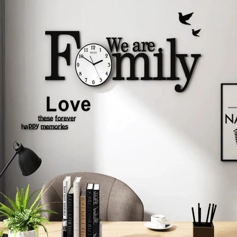 Wooden wall clock complete set - Prozone