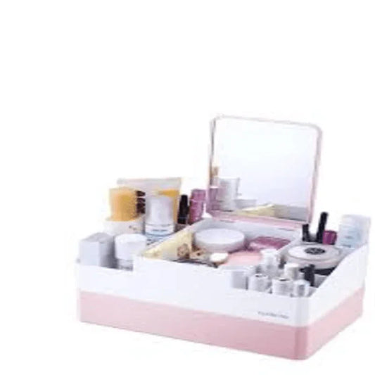 Cosmetic storage box with makeup mirror - Prozone