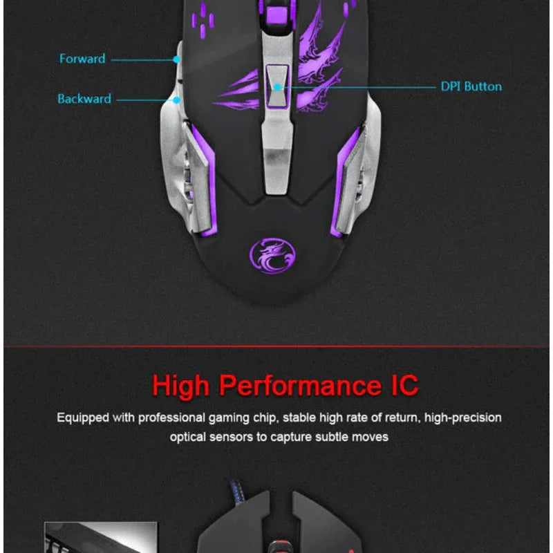 A8 3200 dpi 6d wired gaming mouse - Prozone