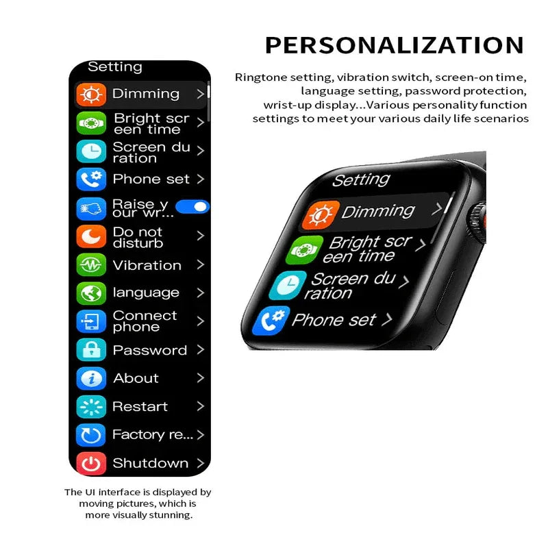 Hw12 smart watch 1.57inch square screen - Prozone