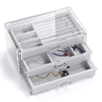 Acrylic 3 drawer jewelry organizer - Prozone