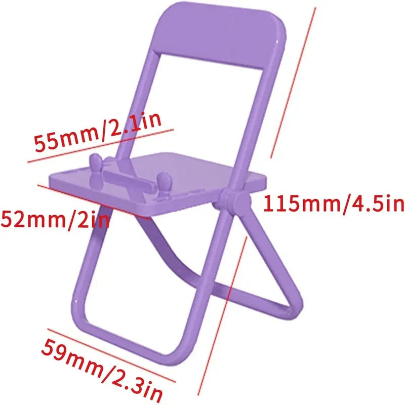 Mini chair cell phone stand foldable 4 pcs - Prozone