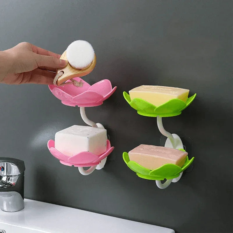 2 pcs double flower soap tray - Prozone
