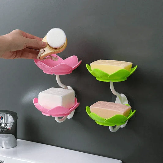 2 pcs double flower soap tray - Prozone