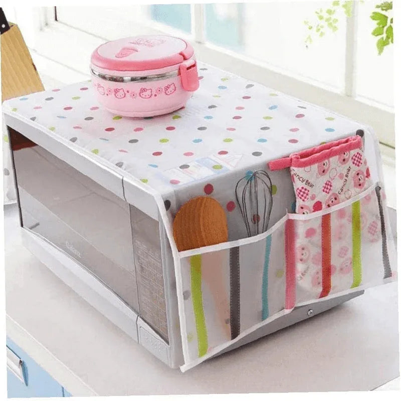 Microwave dust cover waterproof double pocket storage bag - Prozone