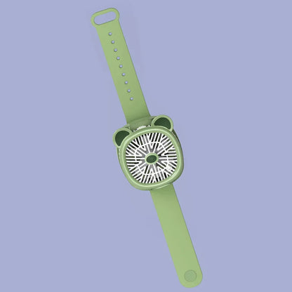 Cartoon watch portable mini fan with usb rechargeable cooling fan - Prozone