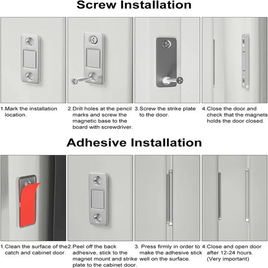 4 pcs ultra thin cabinet door magnetic catch - Prozone