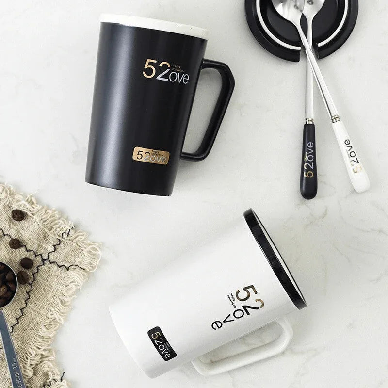 Black & white couple mug set - Prozone