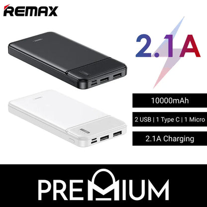 Remax power bank 10000mah rpp-255 black - Prozone
