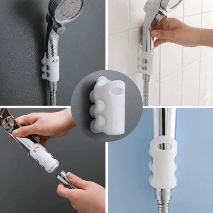 4 pcs movable shower head holder with suction cup - Prozone