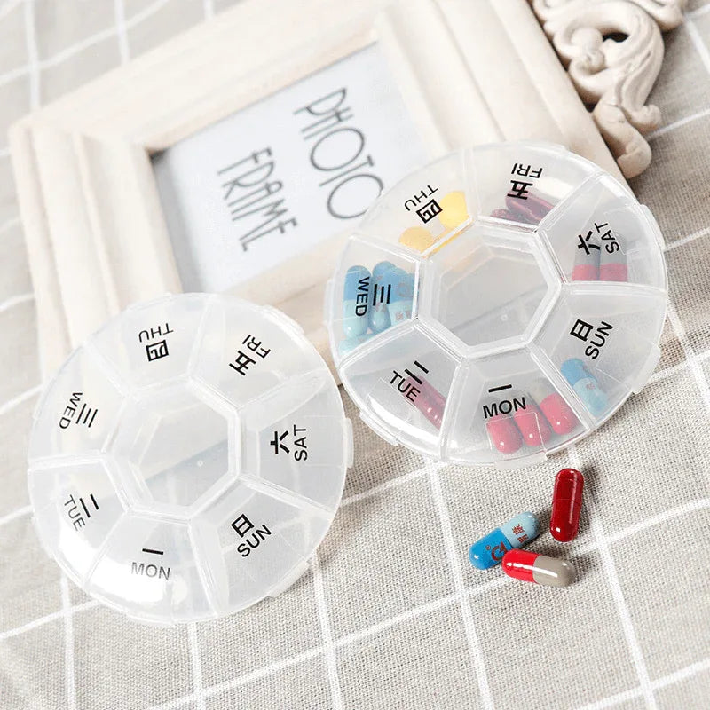 7 days weekly mini tablet pill medicine box - Prozone