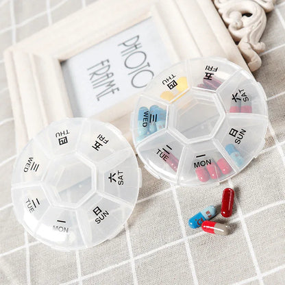 7 days weekly mini tablet pill medicine box - Prozone