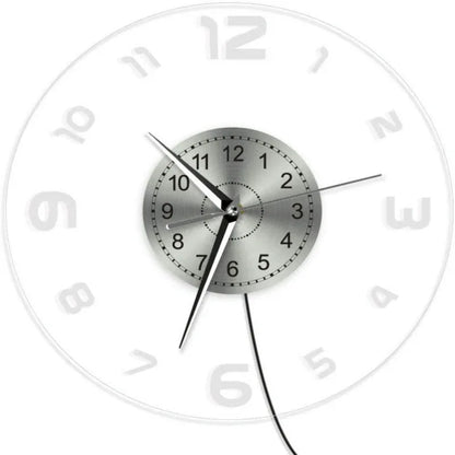 Modern arabic numerals illuminated led wall clock - Prozone
