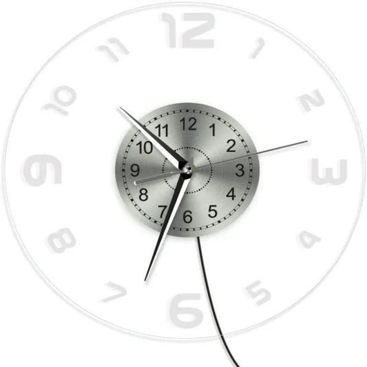 Modern arabic numerals illuminated led wall clock - Prozone