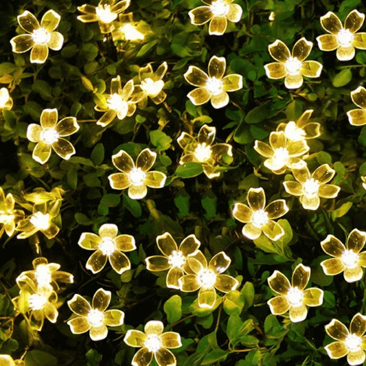 Cherry sakura blossom flower string lights - Prozone