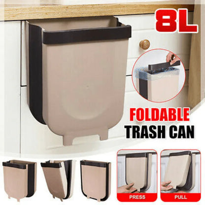 Wall mounted folding hanging trash can - Prozone