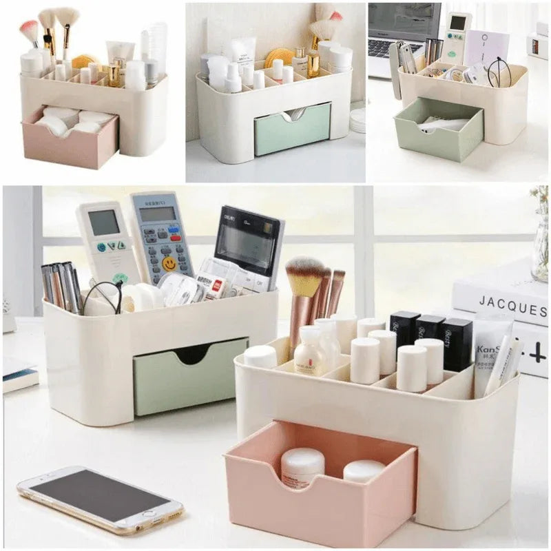 2 tier cosmetic organizer with a drawer - Prozone
