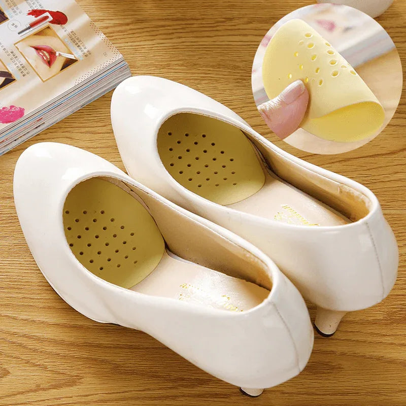 Pair of women shoes cushion foot inserts silicone heel pad - Prozone