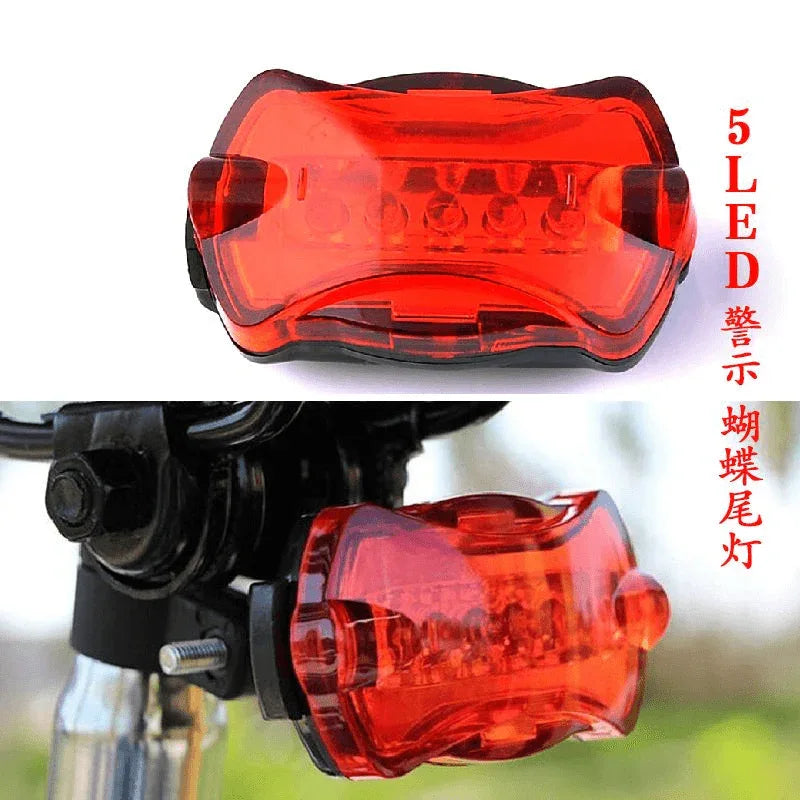 5 led rear tail bicycle back light - Prozone
