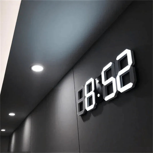 3d led electronic watch table modern digital alarm clocks - Prozone