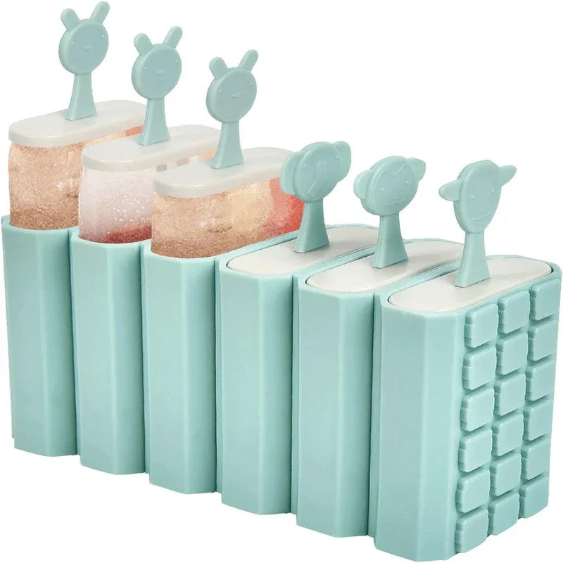 Sets of 6 durable ice pop molds - Prozone