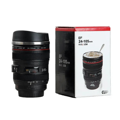 Stainless steel camera ef24-105mma coffee lens mug - Prozone