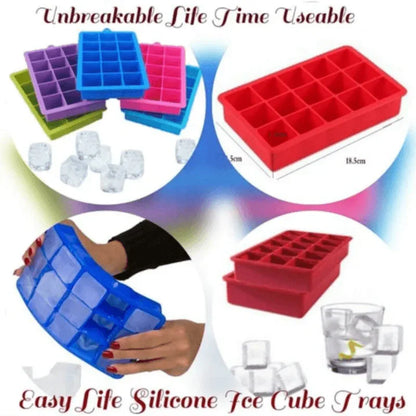 Silicone ice cube trays (pack of 2)   - Prozone
