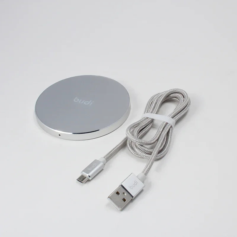 Budi wireless metal charger 10 w for mobile devices - Prozone