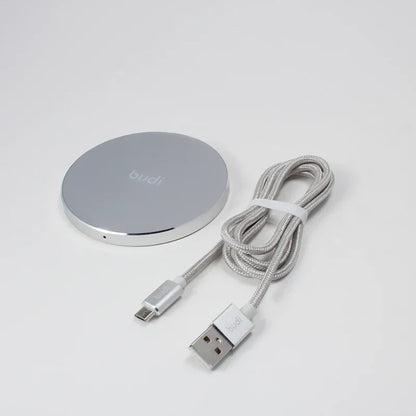 Budi wireless metal charger 10 w for mobile devices - Prozone