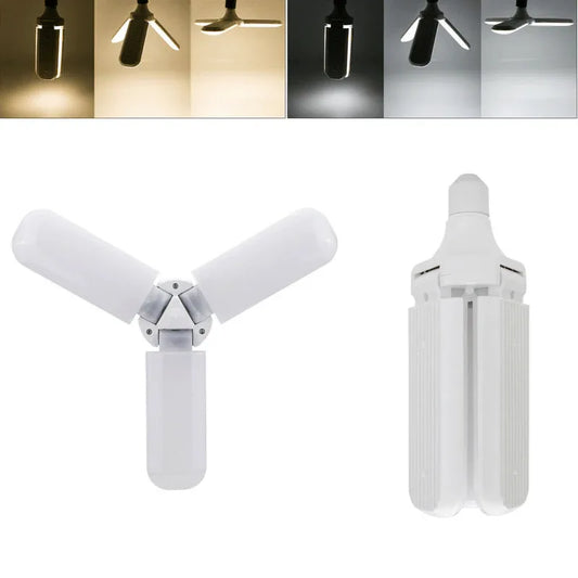 Foldable fan blade led garage lights - Prozone