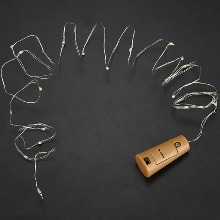Wine bottle lights with cork led string light - Prozone