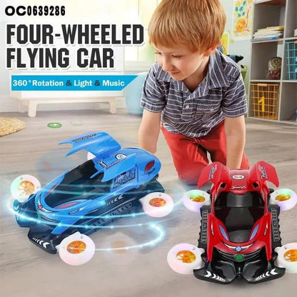 Battery operated Flying car with light sounds - Prozone