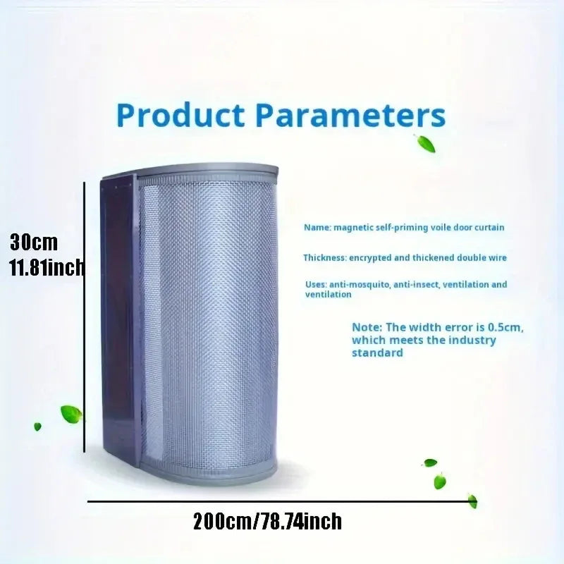 Magnetic Self Priming Mosquito Proof Screen Door - Prozone