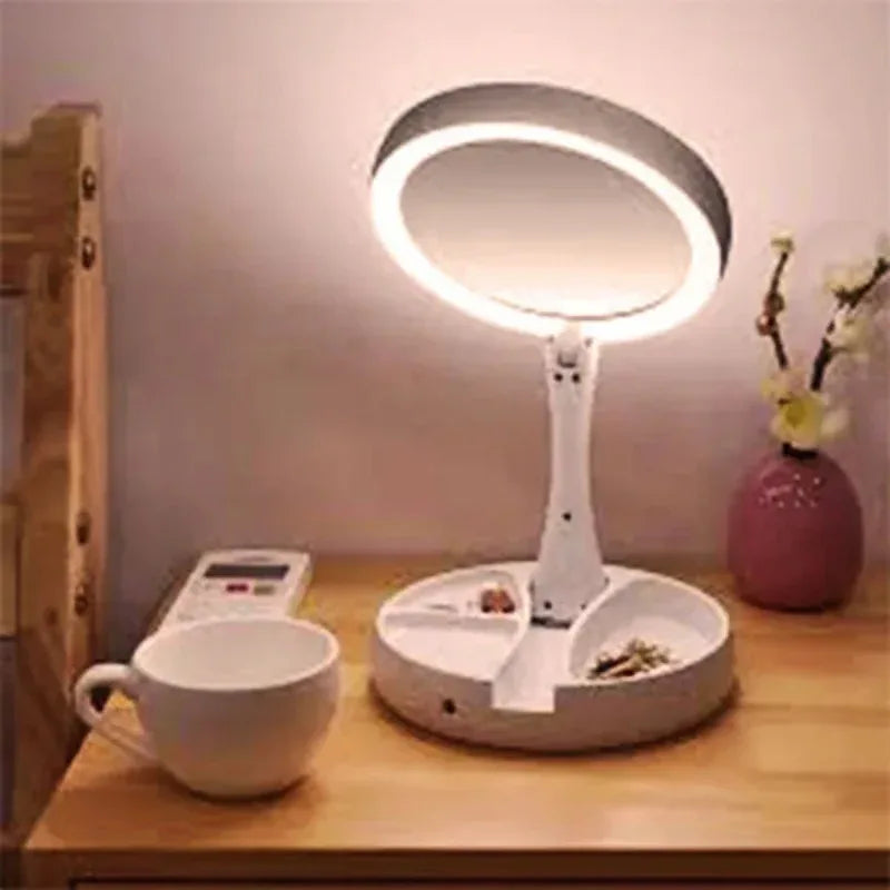 Foldable led lights makeup mirror - Prozone