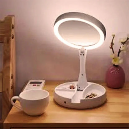 Foldable led lights makeup mirror - Prozone