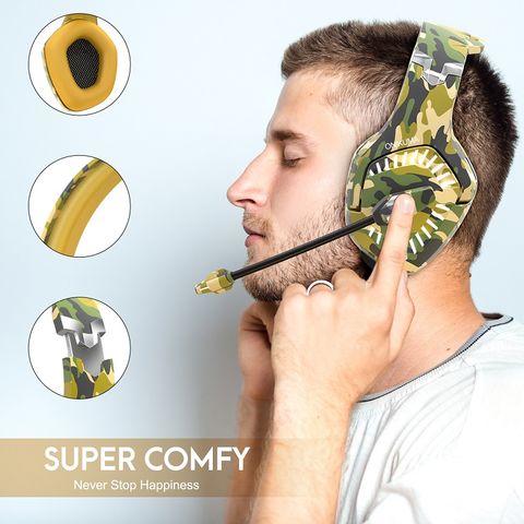 Onikuma gaming headset k1 b pro stereo sound noise cancelling - Prozone