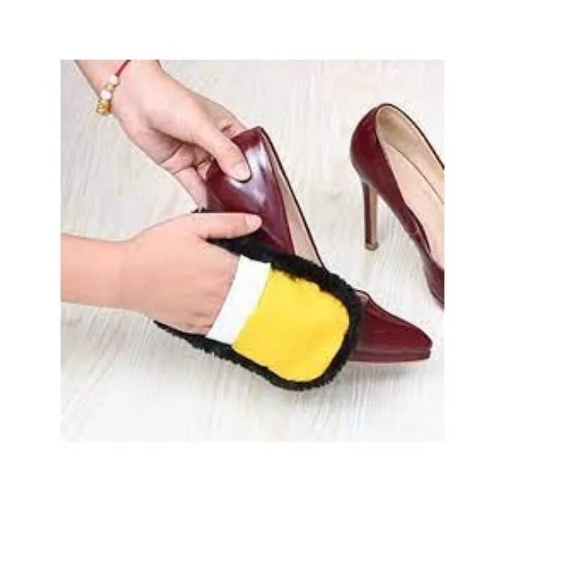 1pc household cleaning cloth shoeshine wool gloves