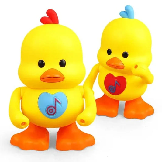 Battery operated dancing duck with light sounds. - Prozone