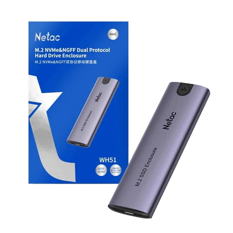 Wh51 m.2 nvme & ngff dual protocol hard drive enclosure - Prozone
