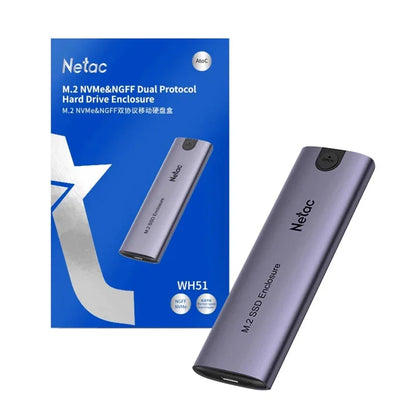 Wh51 m.2 nvme & ngff dual protocol hard drive enclosure - Prozone