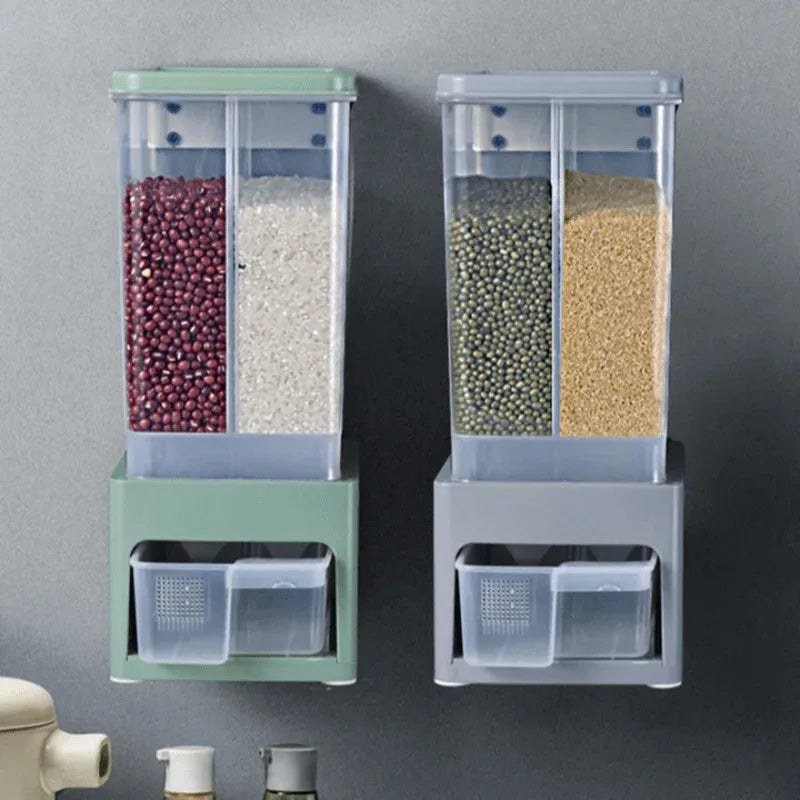 3kg 2 partition cereal dispenser - Prozone