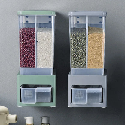 3kg 2 partition cereal dispenser - Prozone