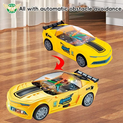 CLOCK CAR WITH LIGHT SOUNDS - Prozone
