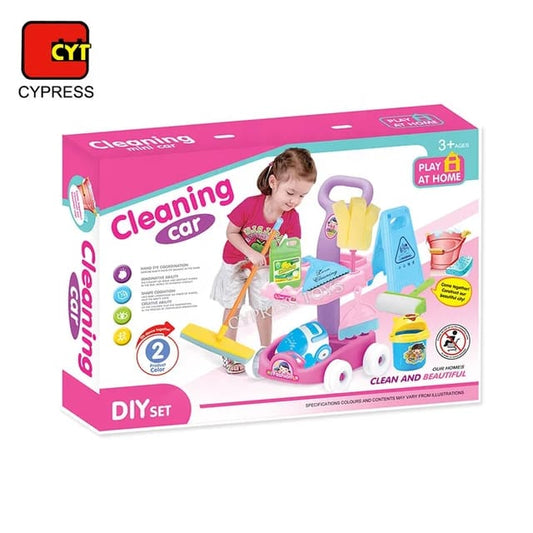 kids cleaning car with accessories - Prozone