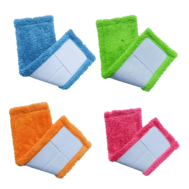 4 pcs home cleaning pad mop head coral velvet - Prozone