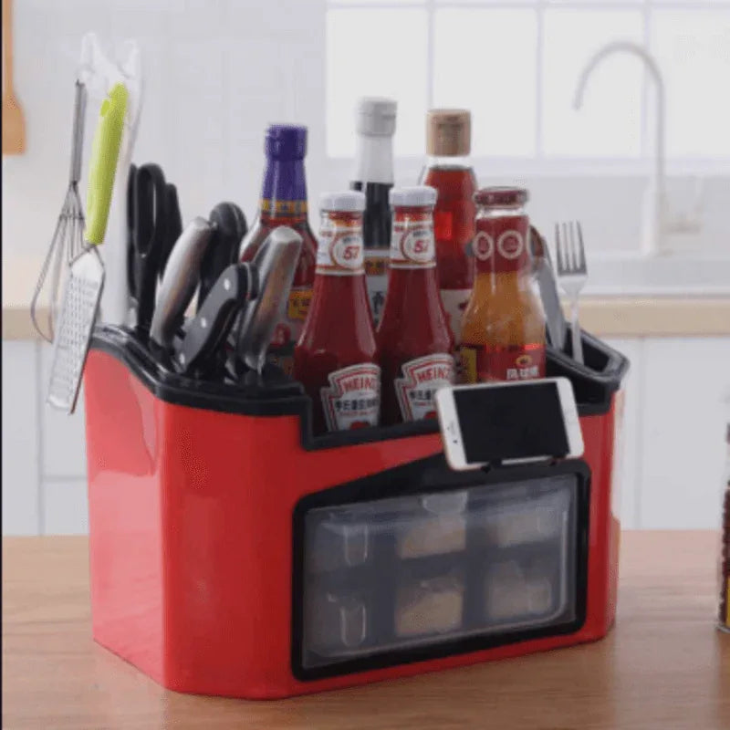 Multi-function kitchen rack condiment storage box - Prozone