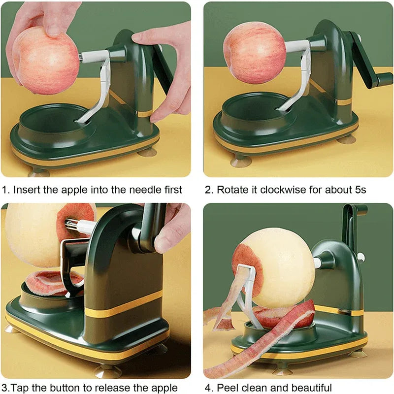 Manual rotatable apple pear peeling machine - Prozone