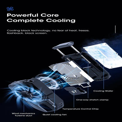 Portable dla3 mobile phone radiator cooling fan digital display - Prozone