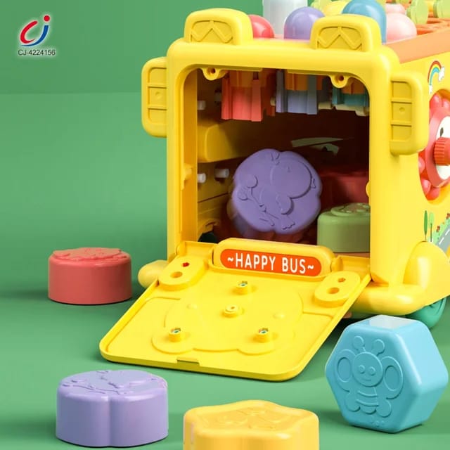 Kids multifunctional puzzle activity school bus - Prozone